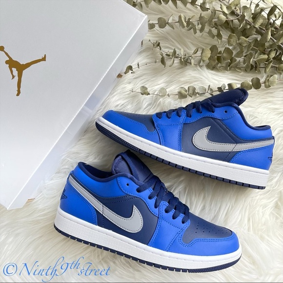Nike Jordan 1 Low Blue Game Royal PRICE FIRM - Picture 7 of 15